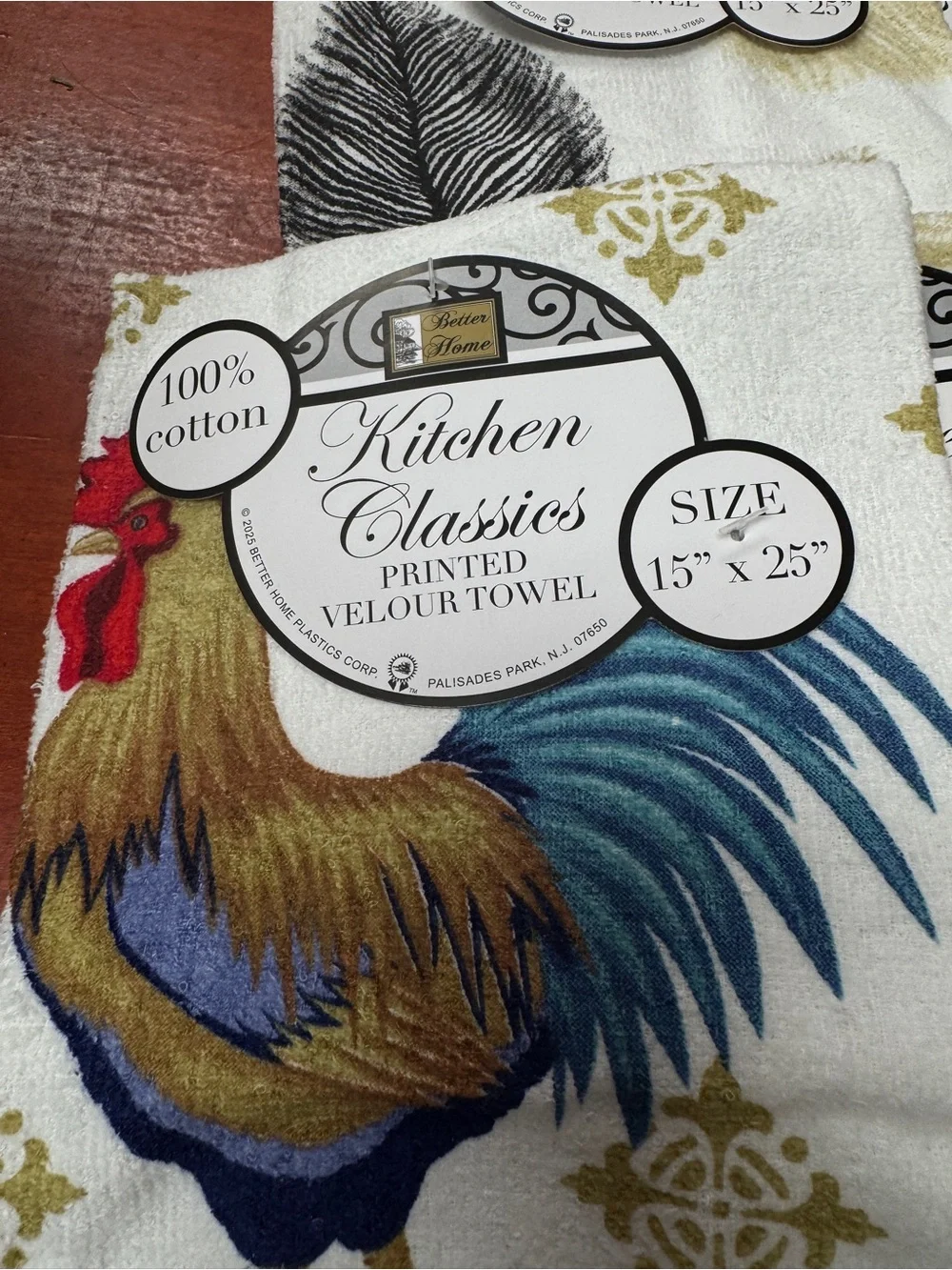 100% Cotton Printed Kitchen Towels – 12-Piece Set
